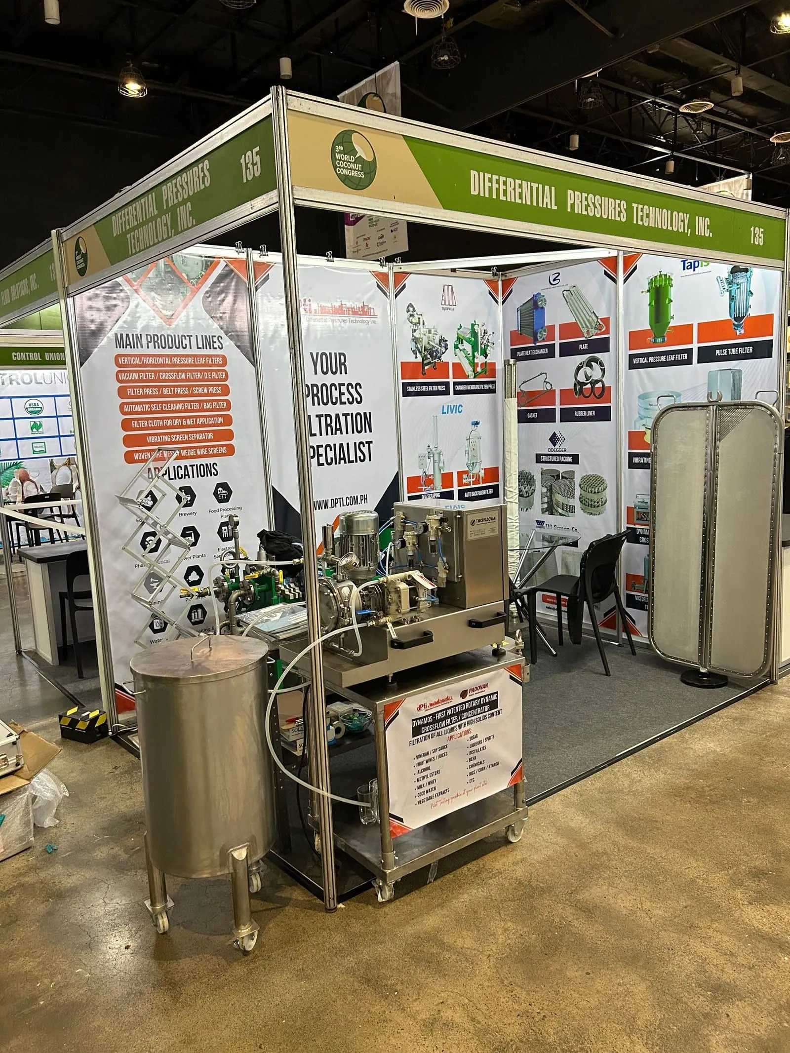 DPTI booth at the World Coconut Congress