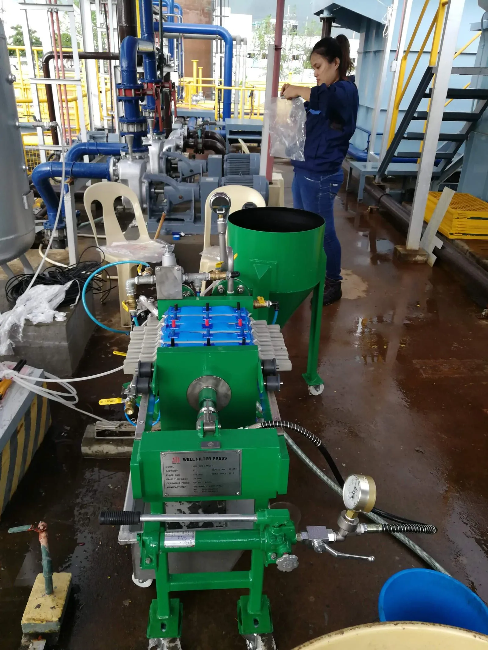 Dynamos pilot unit installed at a customer site